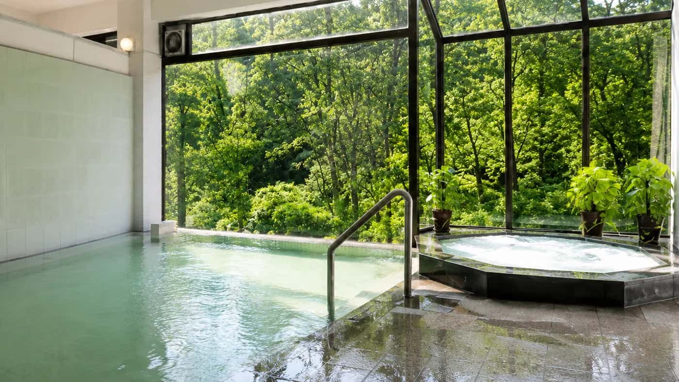 Akiu Resort Hotel Crescent — bath